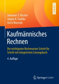 Cover image: Kaufmännisches Rechnen 4th edition 9783834947673