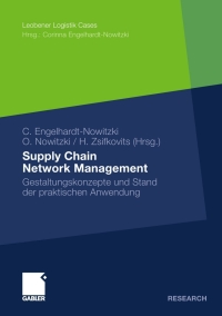 Cover image: Supply Chain Network Management 9783834924346