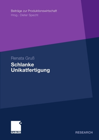 Cover image: Schlanke Unikatfertigung 9783834925060
