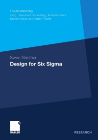 Cover image: Design for Six Sigma 9783834925077