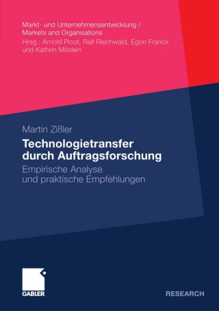 Imagen de portada: Technologietransfer durch Auftragsforschung 9783834920287