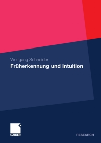 Cover image: Früherkennung und Intuition 9783834927873