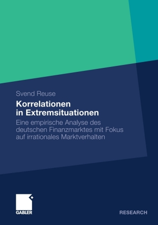 Imagen de portada: Korrelationen in Extremsituationen 9783834927248