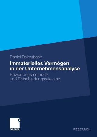 Cover image: Immaterielles Vermögen in der Unternehmensanalyse 9783834926647