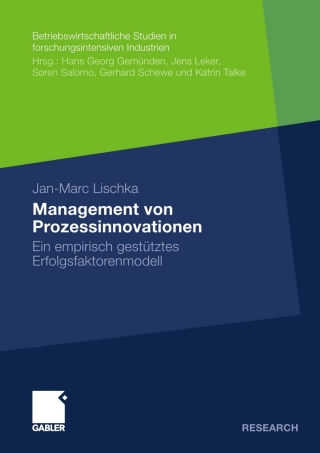 Cover image: Management von Prozessinnovationen 9783834928870