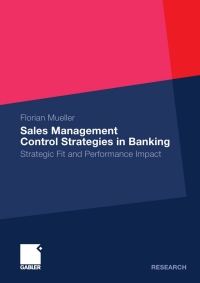 Imagen de portada: Sales Management Control Strategies in Banking 9783834926531