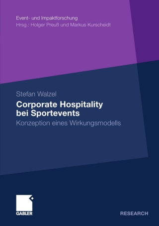 Cover image: Corporate Hospitality bei Sportevents 9783834932167