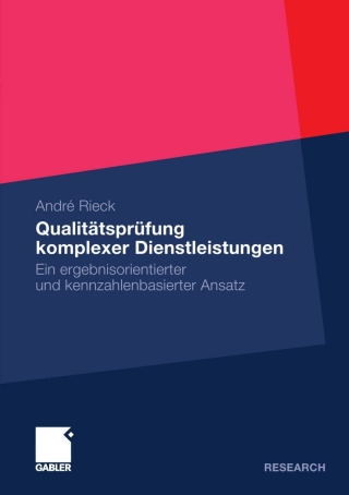 Cover image: Qualitätsprüfung komplexer Dienstleistungen 9783834926173