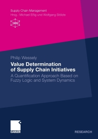 Immagine di copertina: Value Determination of Supply Chain Initiatives 9783834926579