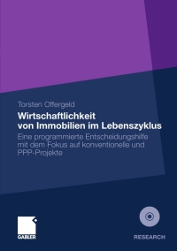 Immagine di copertina: Wirtschaftlichkeit von Immobilien im Lebenszyklus 9783834926098