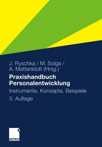 Imagen de portada: Praxishandbuch Personalentwicklung 3rd edition 9783834919076