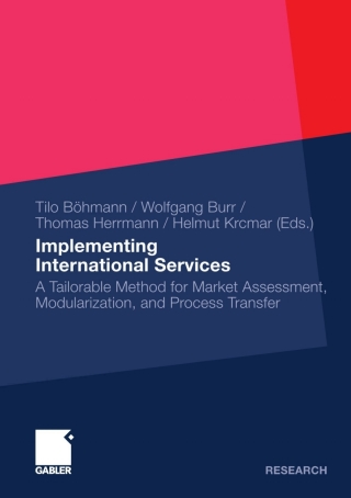 Cover image: Implementing International Services 9783834915771