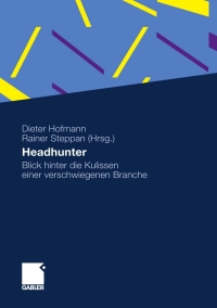 Cover image: Headhunter 1st edition 9783834918345