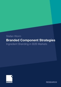 صورة الغلاف: Branded Component Strategies 9783834919199