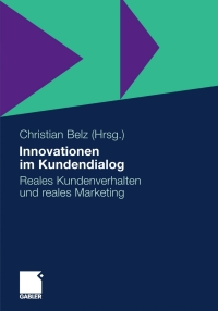 Cover image: Innovationen im Kundendialog 9783834923325