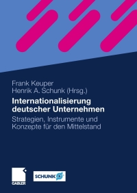 صورة الغلاف: Internationalisierung deutscher Unternehmen 1st edition 9783834908773