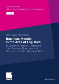 Imagen de portada: Business Models in the Area of Logistics 9783834925268