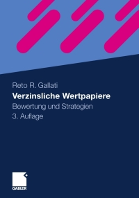 Imagen de portada: Verzinsliche Wertpapiere 3rd edition 9783834927996