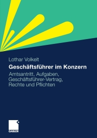 Cover image: Geschäftsführer im Konzern 9783834925930