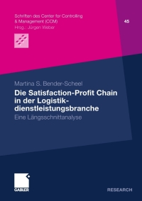 Immagine di copertina: Die Satisfaction-Profit Chain in der Logistikdienstleistungsbranche 9783834927033