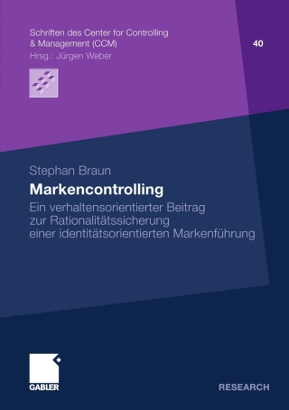 Titelbild: Markencontrolling 9783834928498