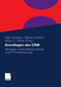 Cover image: Grundlagen des CRM 3rd edition 9783834925503