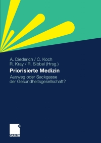 Cover image: Priorisierte Medizin 9783834927934