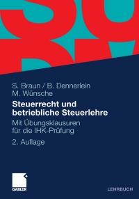 Omslagafbeelding: Steuerrecht und betriebliche Steuerlehre 2nd edition 9783834927286