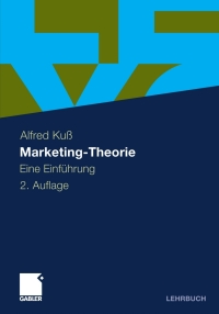 Imagen de portada: Marketing-Theorie 2nd edition 9783834929686