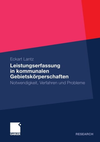 Cover image: Leistungserfassung in kommunalen Gebietskörperschaften 9783834926708