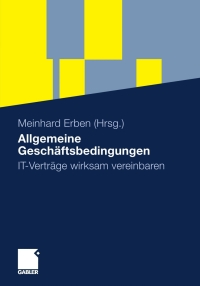 Imagen de portada: Allgemeine Geschäftsbedingungen 5th edition 9783834929082