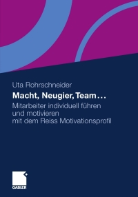 Cover image: Macht, Neugier, Team ... 9783834924599