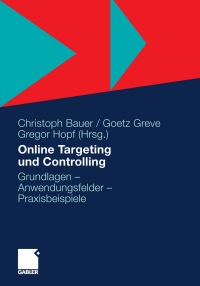 表紙画像: Online Targeting und Controlling 9783834925893