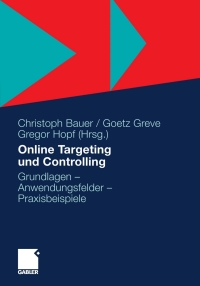 Imagen de portada: Online Targeting und Controlling 9783834925893