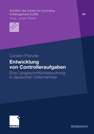 Cover image: Entwicklung von Controlleraufgaben 9783834928757