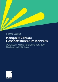Cover image: Kompakt Edition: Geschäftsführer im Konzern 9783834929518