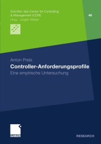 Cover image: Controller-Anforderungsprofile 9783834929884