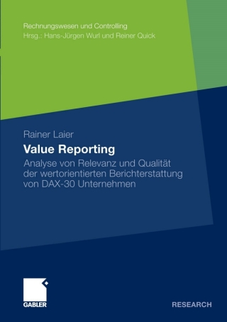 Immagine di copertina: Value Reporting 9783834930231