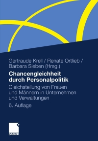 Immagine di copertina: Chancengleichheit durch Personalpolitik 6th edition 9783834929792