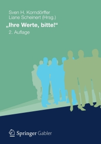 Imagen de portada: "Ihre Werte, bitte!" 2nd edition 9783834930088