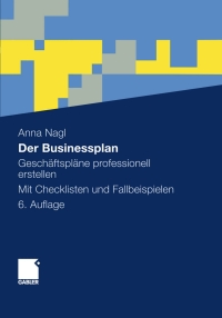 Cover image: Der Businessplan 6th edition 9783834929129