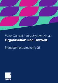 Cover image: Organisation und Umwelt 1st edition 9783834931214