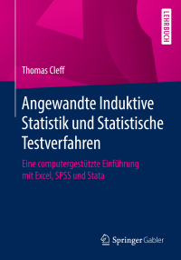 Imagen de portada: Angewandte Induktive Statistik und Statistische Testverfahren 9783834907530