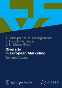 Cover image: Diversity in European Marketing 9783834914200