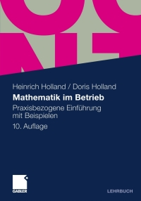 Imagen de portada: Mathematik im Betrieb 10th edition 9783834931887