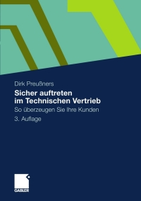 Cover image: Sicher auftreten im Technischen Vertrieb 3rd edition 9783834932204