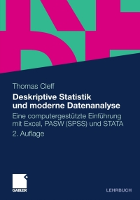 Imagen de portada: Deskriptive Statistik und moderne Datenanalyse 2nd edition 9783834932211