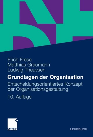 Cover image: Grundlagen der Organisation 10th edition 9783834930293