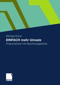 Cover image: EINFACH mehr Umsatz 9783834931948