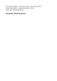 Cover image: European Retail Research 2011, Volume 25 Issue II 9783834934116